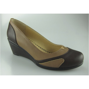 Short Heel Female Lady Women Leather Office Shoes